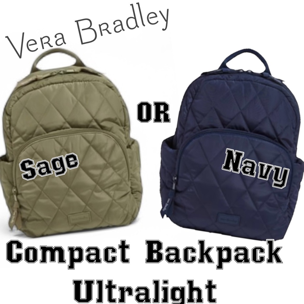 🌸Vera Bradley Ultralight Essential Compact Backpack - Picture 4 of 15